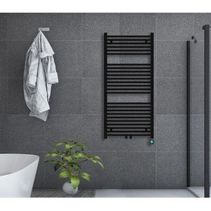 Oppio 120x40 cm - Oppio ECO Digital Mat Zwart elektrische handdoekradiator (Ral 9005)