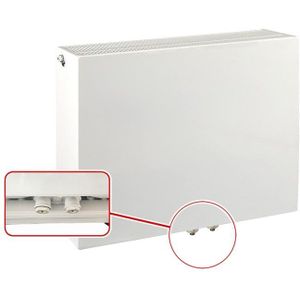 ECA 30x80 cm Type 33 - 1499 Watt - ECA Paneelradiator Compact 8 vlakke voorzijde - Wit (Ral 9016)