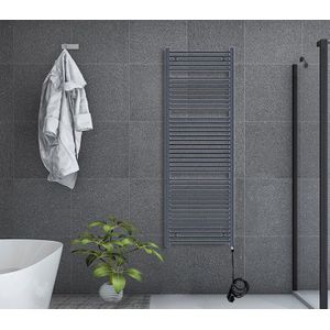 Oppio 160x50 cm - Oppio E-Basis Mat Antraciet (Ral 7016) elektrische Handdoekradiator 906 Watt