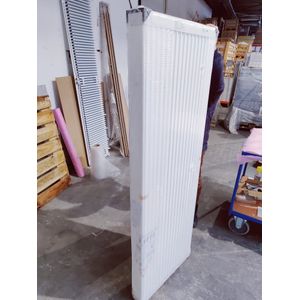 ECA Outlet #74 - 180x60 cm Type 22 - 2990 Watt - ECA Verticale radiator geribbelde voorzijde - Wit (Ral 9016)