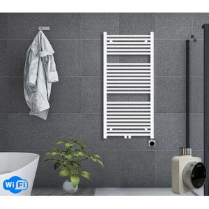 Oppio 100x60 cm - Oppio Smart WiFi Wit (Ral 9016) elektrische handdoekradiator