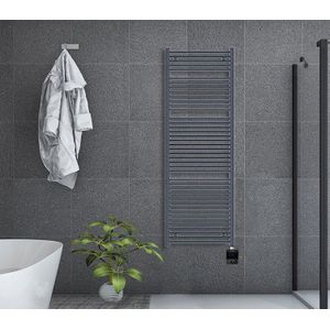 Oppio 160x50 cm - Oppio Future Antraciet (Ral 7016) elektrische Handdoekradiator 906 Watt