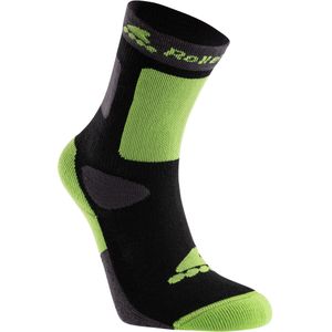 Kids Skate Socks Black/Green - Skate Sokken
