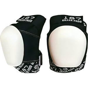 Pro Knee Pads Black/White - Kniebeschermers
