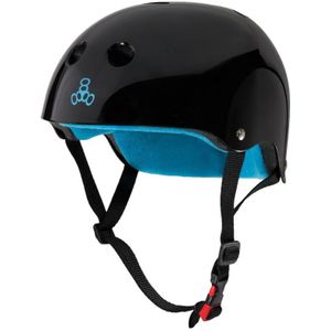The Certified Sweatsaver Helmet Glossy Black - Skate Helm