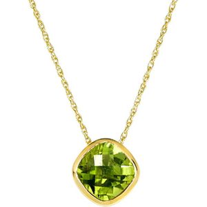 Peridot Collier Gelbgold 585