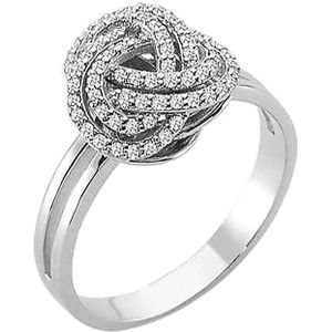 Diamantring 0,27 ct Weißgold 585