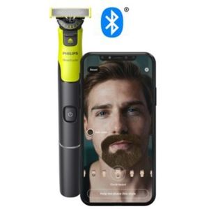 Philips Norelco OneBlade QP4530/30 scheerapparaat Scheerapparaat met scheerblad Trimmer Zwart, Limoen