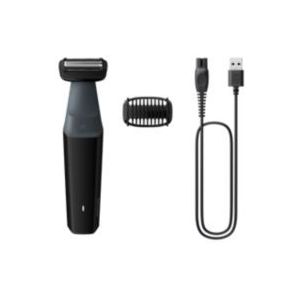 Philips BODYGROOM Series 3000 BG3017/01 lichaamstondeuse Zwart, Grijs
