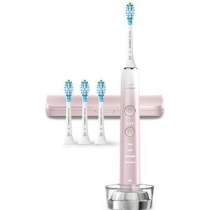 Philips Sonicare DiamondClean HX9911/79 elektrische tandenborstel Volwassene Sonische tandenborstel Roze, Wit