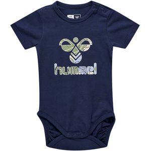 Hummel Romper s/s - hmlLehn - Blue Nights - Hummel - 56 - Romper S/S