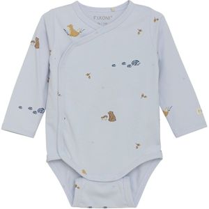 Fixoni Wikkelromper l/s - Arctic Ice - Fixoni - 62 - Romper L/S