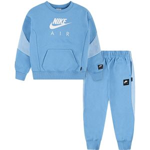 Nike Sweatset - Sweatshirt/Joggingbroek - Universiteit Blue - Nike - 4 jaar (104) - Joggingpakken