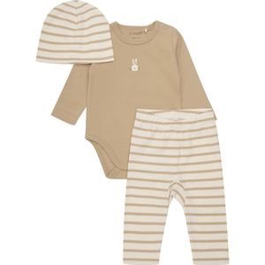 Fixoni Set - Leggings/Muts/Romper l/s - Sesam - Fixoni - 50 - Romper L/S