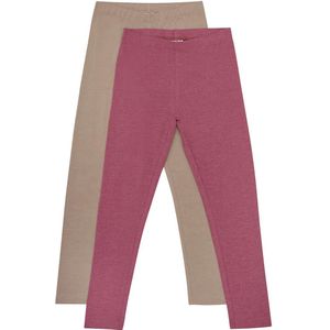 Minymo Leggings - 2-pack - Apple Boter - Minymo - 4 jaar (104) - Leggings