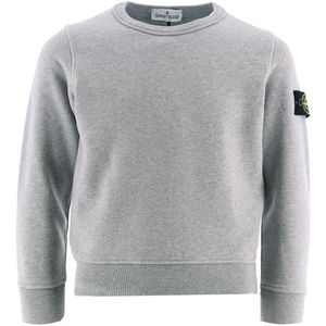 Stone Island Sweatshirt - Grijs Gevlekt - Stone Island - 8 jaar (128) - Sweatshirt