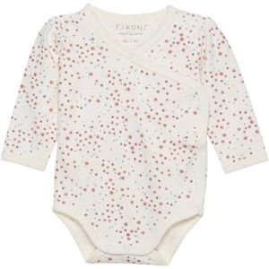 Fixoni Wikkelromper l/s - Misty Rose - Fixoni - 50 - Romper L/S