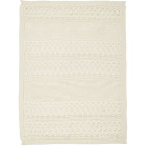 Cam Cam Knuffeldoek - Gebreid - Pointelle - Off White - Cam Cam - OneSize - Deken