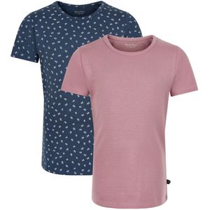 Minymo T-shirts - 2-pack - Mesa Rose - Minymo - 5 jaar (110) - T-Shirts
