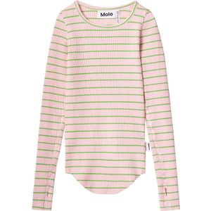 Molo Blouse - Rib - Rochelle - Roze Vibes - Molo - 11-12 jaar (146-152) - Shirts