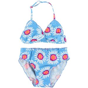Color Kids Bikini - Vivi - Lichtblauw m. Bloemen - Color Kids - 4 jaar (104) - Bikinis