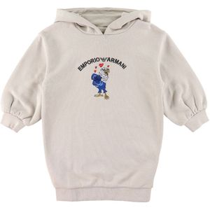 Emporio Armani Sweatjurk - Zilver Cloud - Emporio Armani - 10 jaar (140) - Jurk