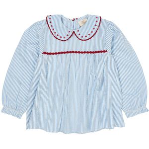 Copenhagen Colors Tuniek - Sky Blue W. Cream Stripe W. Berry - Copenhagen Colors - 6 jaar (116) - Tuniek