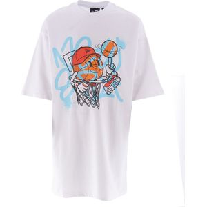 New Era T-Shirt - NE-spuitgrafiek - Wit - New Era - M - Medium - T-Shirts