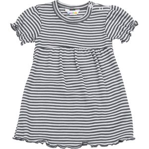 Joha Jurk - Rib - Wol/Zijde - Donkergrijs - Joha - 70 - Jurk