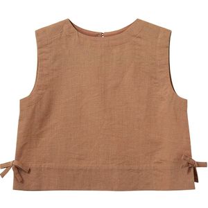 Sofie Schnoor Top - Katoen/Linnen - Ezmask - Rose Brown - Sofie Schnoor - 4 jaar (104) - Tanktop