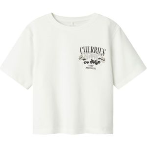 Biologisch Katoen - Top - Glitterprint - Lange Mouwen - Regular Fit