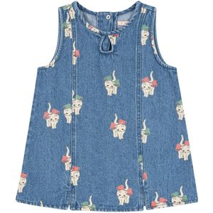 Konges Sløjd Spencer - Maden - Bow Kitty Denim - Konges Sløjd - 2 jaar (92) - Jurk