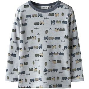 Name It Blouse - Wol - NmmWillit - Micro Chip/Tractor - Name It - 2 jaar (92) - Shirts
