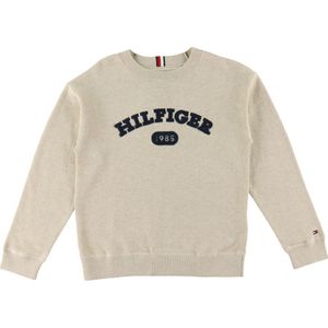 Tommy Hilfiger Blouse - Gebreid - Terry Gebreid - Kasjmier Crème - Tommy Hilfiger - 8 jaar (128) - Shirts