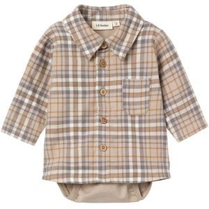 Lil' Atelier Hemdromper l/æ - NbmDamien - Puur kasjmier - Lil Atelier - 56 - Romper L/S