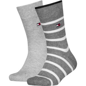 Tommy Hilfiger Sokken - 2-pack - Breton - Zwart - Tommy Hilfiger - 27/30 - Sokken