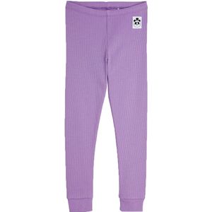 Mini Rodini Leggings - Rib - Purple - Mini Rodini - 8-9 jaar (128-134) - Leggings