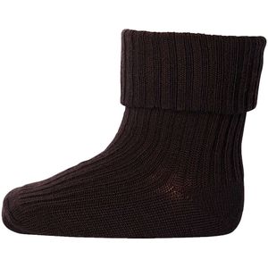 MP Sokken - Rib - Dark Brown - MP - 19/21 - Sokken