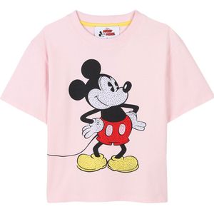 De Marc Jacobs T-Shirt - Roze m. Mickey Mouse/Strass - Marc Jacobs - 8 jaar (128) - T-Shirts
