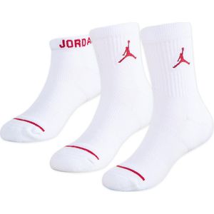 Jordan Sokken - 3-pack - Jumpman-waterval - Wit - Jordan - 23,5/27 - Sokken
