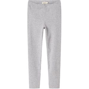 MarMar Leggings - Rib - Modaal - Lichtgrijs Gevlekt - MarMar - 56 - Leggings