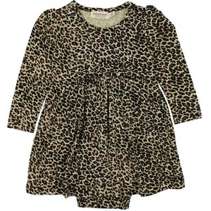 MarMar Body met Rok - Ramona - Bruin Leopard - MarMar - 56 - Romper L/S