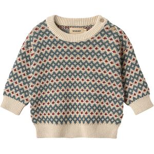 Wheat Blouse - Gebreid - Harlow - Offwhite - Wheat - 1 jaar (80) - Shirts