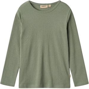 Wheat Blouse - Rib - Stijging - Dusty Green - Wheat - 2 jaar (92) - Shirts