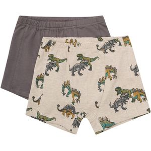 Minymo Boxershorts - 2-pack - Beige Melange - Minymo - 6 jaar (116) - Boxershorts