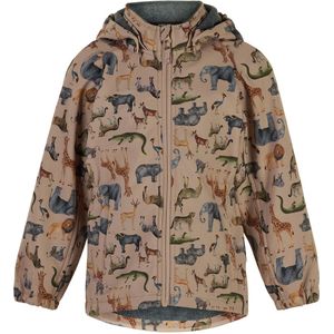 Mikk-Line Softshelljassen m. Fleece - Gerecycled - Nougat m. Die - Mikk-Line - 3 jaar (98) - Softshell