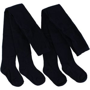 Melton Panty's - 2-pack - Navy - Melton - 56/62 - Panty's