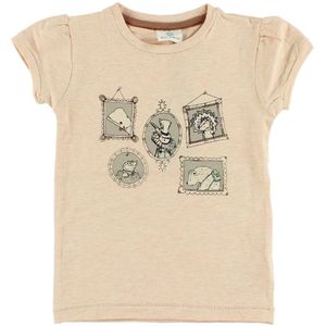 En Fant T-Shirt - Perzik melange m. Portretten - En Fant - 56 - T-Shirts