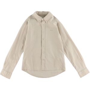 GANT Overhemd - Linnen/Katoen - Plamuur - GANT - 11-12 jaar (146-152) - Overhemd