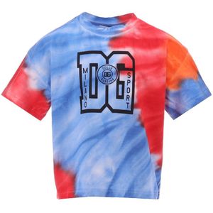 Dolce & Gabbana T-Shirt - Eden - Blauw/Rood - Dolce & Gabbana - 4 jaar (104) - T-Shirts